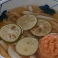さやぞ～'s cooksnap of when they made 温かい♡♡すだちうどん♪.