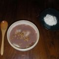 粉部部員1's cooksnap of when they made くるみ白玉の豆乳ココア汁粉.
