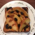 こつゆ514's cooksnap of when they made 〖林檎のレーズン煮トースト〗.