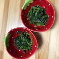 mizumelo's cooksnap of when they made レンジで簡単！ほうれん草の胡麻和え.