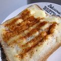 ユカtoマオマオ's cooksnap of when they made 【究極ズボラ飯】マヨ七味トースト.