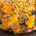 TOYMee☆'s cooksnap of when they made カボチャと白滝の麻婆風ピリ辛炒め.
