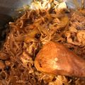 フクソノ's cooksnap of when they made ◆豚肉のすき煮風◆調味料二つ！.
