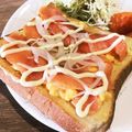 mamekaya's cooksnap of when they made サーモンエッグのオープントースト.