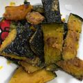 クック甘党。's cooksnap of when they made カボチャの皮で甘いオヤツ♬.
