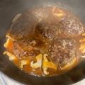 みっちょンw's cooksnap of when they made ふっくらジューシー！和風煮込みハンバーグ.