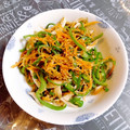 mayupon♪'s cooksnap of when they made 超簡単♡ピーマン・人参・舞茸の白だし炒め.