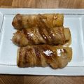 STfam's cooksnap of when they made 長いもの豚バラ巻き.