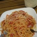 蝶々魚's cooksnap of when they made ゴルゴンゾーラとウォッカで大人パスタ♡.