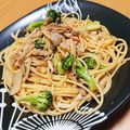 yunakomama's cooksnap of when they made めんつゆで簡単☆和風パスタ☆.