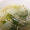 ☆マカロンmama☆'s cooksnap of when they made ダシダで☆もやしと白菜の貧民救済スープ.