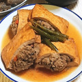 Chiccoちこ's cooksnap of when they made よしこの厚揚げの肉詰め☆.