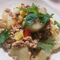 wakamoon's cooksnap of when they made 大根とひき肉のとろとろ煮♡大根の大量消費.