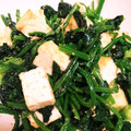 m_k_'s cooksnap of when they made ほうれん草と厚揚げのピリ辛胡麻和え♪♪.