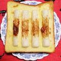 こげ岡's cooksnap of when they made ✿マヨちくわトースト✿.