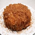 ゆあんど's cooksnap of when they made 卵1個で型が不要のケーキ(4号12cm).