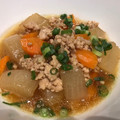 ma◎ru's cooksnap of when they made 絶対に失敗しない！ 大根と鶏挽肉の煮物.