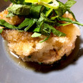 mapleしゅー☆'s cooksnap of when they made 余った餃子のタネのハンバーグ 2種類紹介.