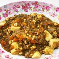 珠生ママ☆'s cooksnap of when they made 麻婆カレー豆腐.