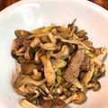 気まぐれご飯を作る人's cooksnap of when they made 牛肉と舞茸のポン酢炒め.