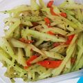 ふぁんたにゃん's cooksnap of when they made レシピ2カリフラワーの芯の炒め物.