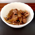 kinanyan's cooksnap of when they made 超簡単！豚肉と玉ねぎ甘辛炒め（豚丼対応）.