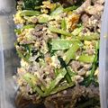 ネコのみさき's cooksnap of when they made 豚肉・小松菜・玉子炒め☆時短！簡単♪.