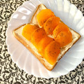 ふたごゆき's cooksnap of when they made 今が旬！クリームチーズと柿のトースト.