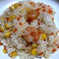 けんよこ's cooksnap of when they made 炊飯器で風味しっかりエビピラフ.