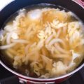 カーボンレッド's cooksnap of when they made ふわふわ卵の餡かけうどん.