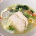 yummy?'s cooksnap of when they made はなまるマーケットの茹で鳥で本格雑炊☆.