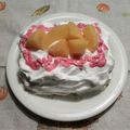 クッカーまさおちゃん's cooksnap of when they made 簡単☆桃のショートケーキ.