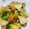 Fiyo's cooksnap of when they made ★ブロッコリーじゃが芋ウインナー炒め☆.