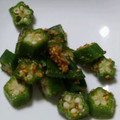 ヨシヨッシー's cooksnap of when they made オクラのごまおかか和え.