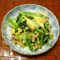 クレイプメートル's cooksnap of when they made 小松菜と豚肉の中華炒め.