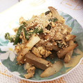 o0frail0o's cooksnap of when they made 大根とピーマンの炒め物.