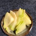 おおミー's cooksnap of when they made 簡単!!絶品!!はやとうりの漬け物★.