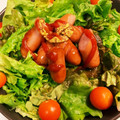 ぷりっこ警備会社's cooksnap of when they made ウインナーのマスタード掛け 予算200円.