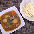 yumi＊kon's cooksnap of when they made 野菜たっぷり～けんちん風つけうどん.