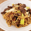 ちゃんさやお's cooksnap of when they made 牛肉と長ねぎのオイスターソース焼きそば。.