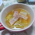 うたかた。's cooksnap of when they made 白菜のスープ野菜.