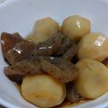 kyootan's cooksnap of when they made 里芋とこんにゃくの煮物.