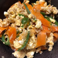 korkor7's cooksnap of when they made 簡単★にんじんとピーマンのツナと卵炒め.