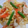☆クッキングパンダ☆'s cooksnap of when they made 厚揚げとちくわでガッツリ●白菜の卵とじ.