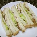ジョングレ's cooksnap of when they made ゆずこしょうマヨのサンドイッチ.