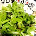まもくるりん's cooksnap of when they made 無限春菊サラダ.