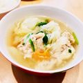 bonbonnier's cooksnap of when they made 鶏手羽元とキャベツの簡単♩生姜入りスープ.