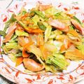KUMI KUMI's cooksnap of when they made ⭐️ 子供に大人気簡単ウィンナー野菜炒め.