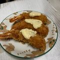 jinjin3218's cooksnap of when they made まっすぐに作る！サイズupエビフライ♫.