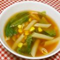 tokotann's cooksnap of when they made 大慌てマカロニスープ.